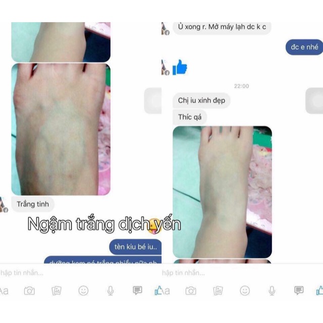 Ngậm trắng dịch yến