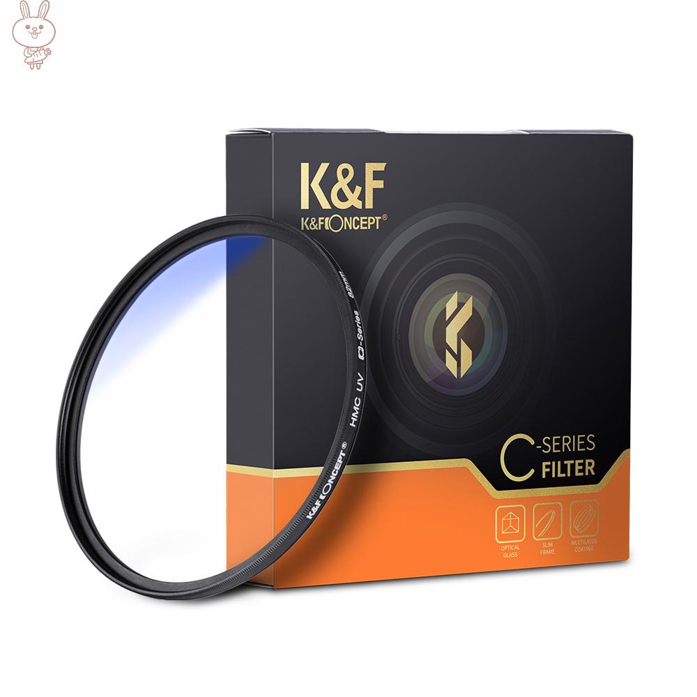 Only♥K&F CONCEPT 82mm Ultra Slim Multi Coated MC UV HD Lens Filter Compatible with    DSLR Camera Lens