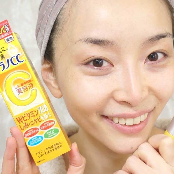 SERUM VITAMIN C ROHTO MELANO CC, gia tăng tuần hoàn máu; ngăn chặn lão hóa da cho da khỏe đẹp