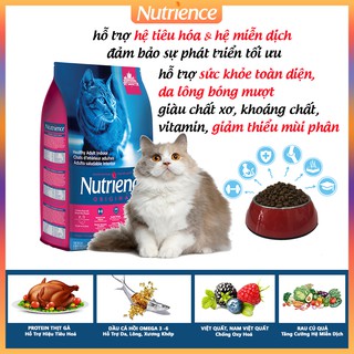 Thức Ăn Cho Mèo Anh Lông Dài - Nutrience Original Bao 2,5kg - Thịt Gà, Rau Củ & Trái Cây Tự Nhiên