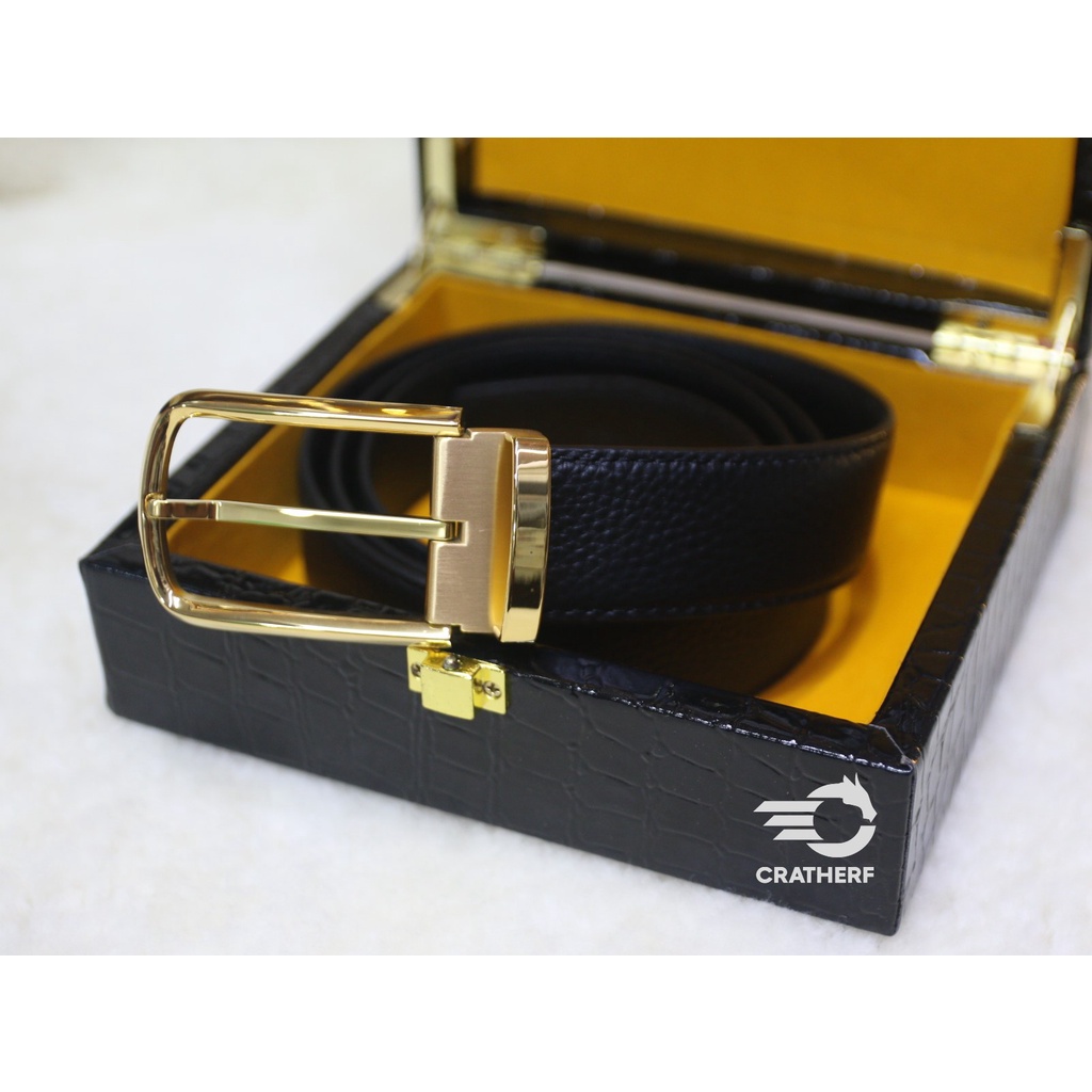 Dây nịt nam - Thắt lưng nam da cao cấp CRATHER MTA001G