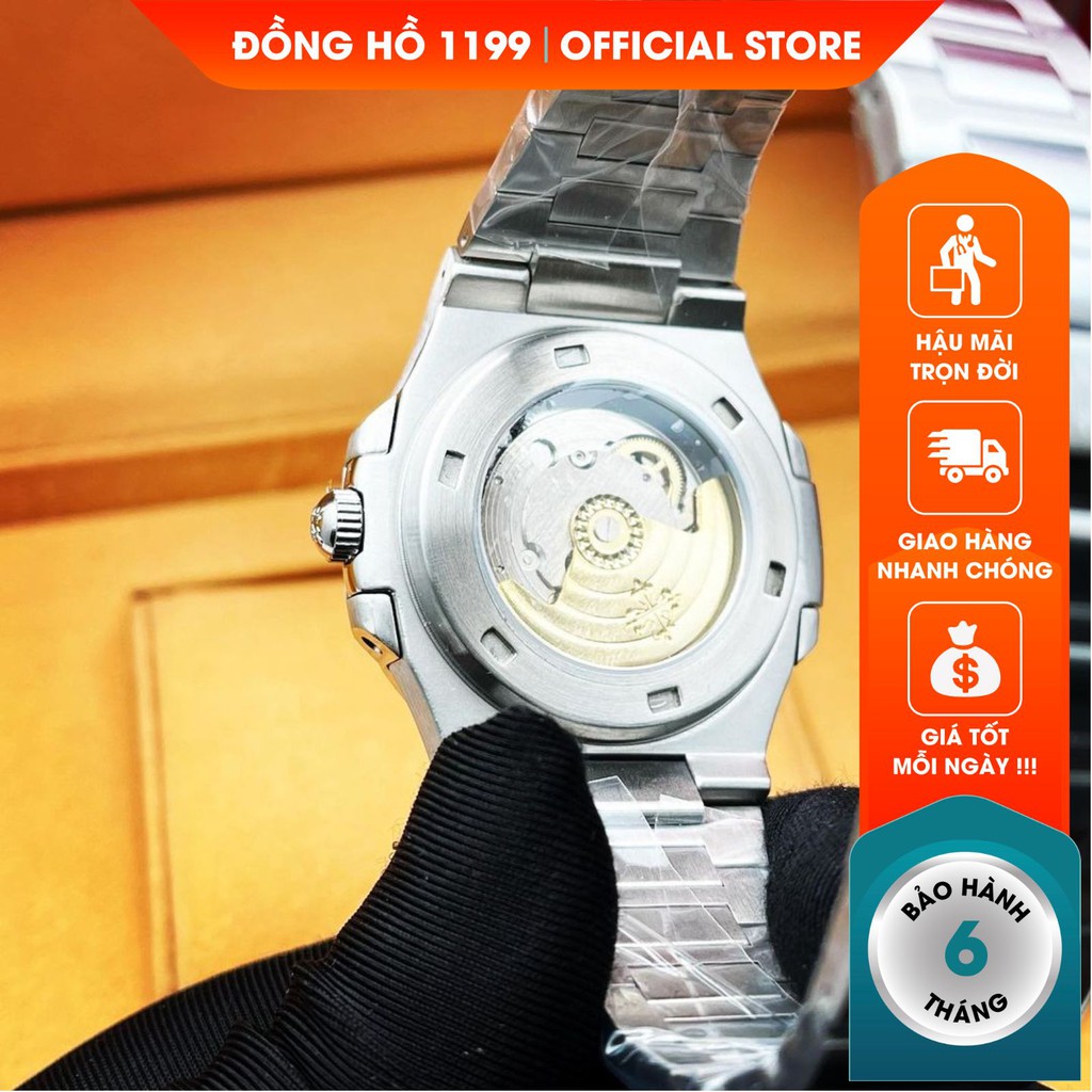 Đồng hồ cơ nam dây thép cao cấp chống nước chống xước sang trọng lịch lãm bảo hành 6 tháng AAA189 - 1199 Watches | BigBuy360 - bigbuy360.vn