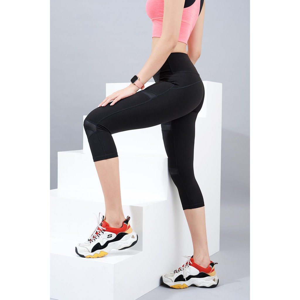 Quần Legging Lửng Lưng Cao Tập Gym Yoga Nữ Icado QL23