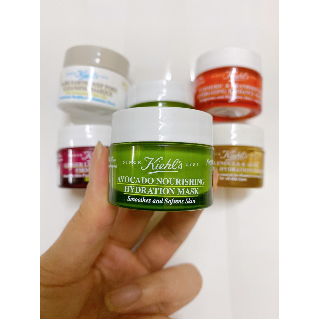 Mặt Nạ Mini Kiehls [đất sét, nghệ, hoa cúc, gừng, bơ]