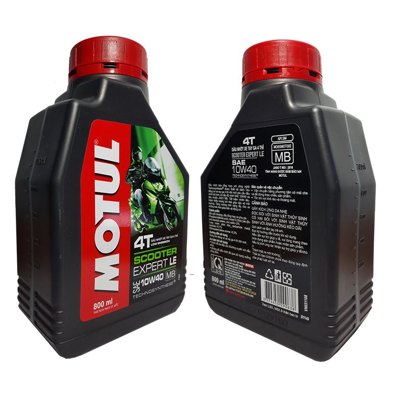 Nhớt xe tay ga cao cấp MOTUL SCOOTER EXPERT 10W-40 MB 4T