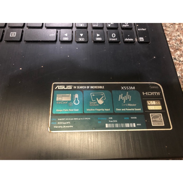 Xác lapttop X553M