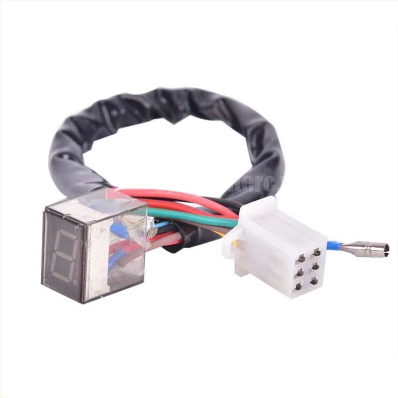 Bộ Đèn LED Cảm Biến Chuyển Số Hiển Thị Báo Số Cho Xe Máy
