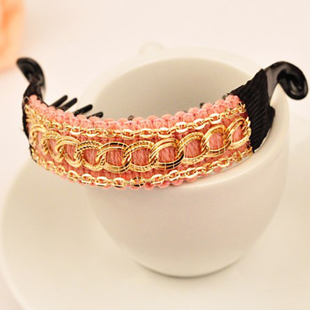 Kẹp tóc càng cua trang trí viền ren xinh xắn cho nữ