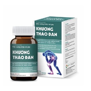 KHƯƠNG THẢO ĐAN - Viên xương khớp hỗ trợ giảm đau, giảm các triệu chứng viêm và phục hồi sụn khớp