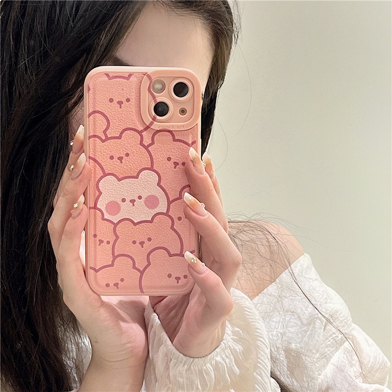 Ốp lưng iphone Ốp Lưng Họa Tiết Trái Vải Cho Iphone 7/7plus/8/8plus/x/xs/11/14pro/13/pro/max/plus/promax Dinuo case