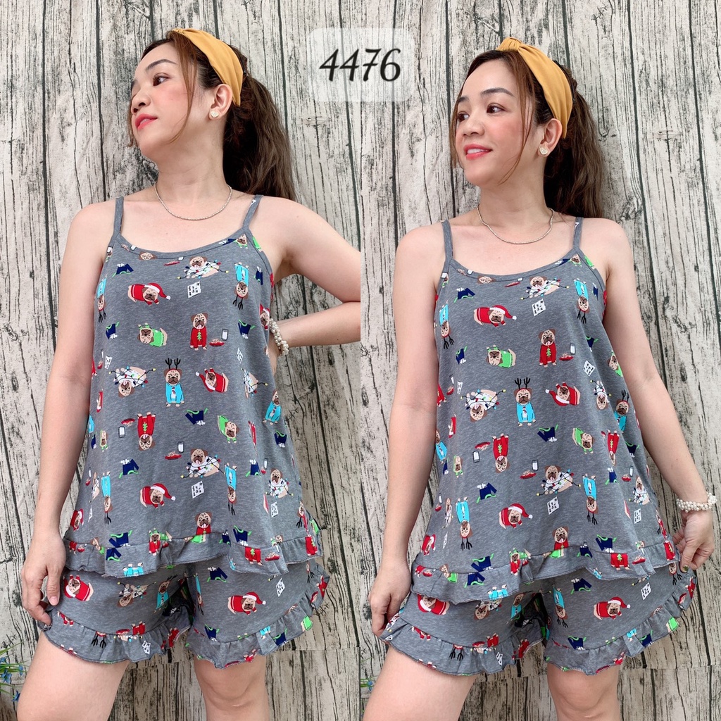 4476 Đồ bộ đùi 2 d ây short BIG SIZE quần bèo họa tiết Chó ss.2d | WebRaoVat - webraovat.net.vn