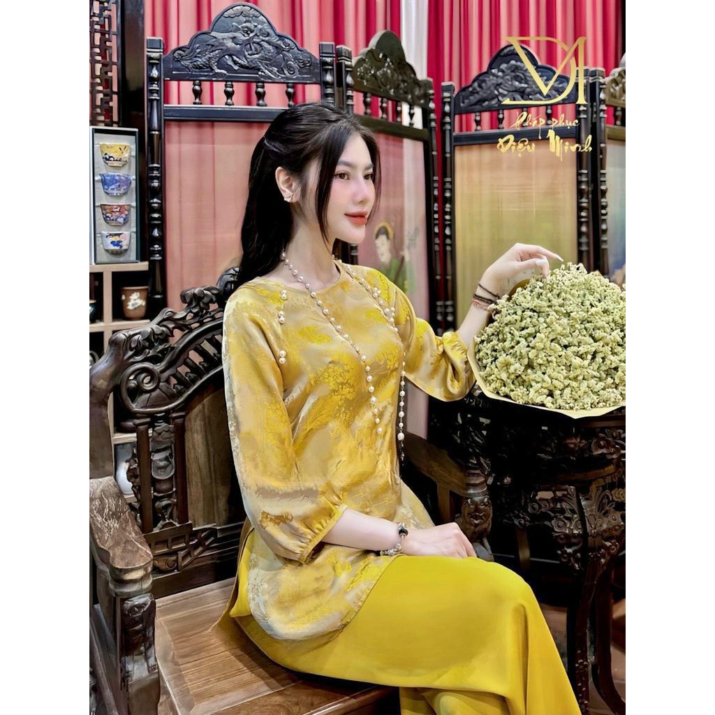 Bộ Đồ Lam Đi Chùa Lụa Tơ Tam Cách Tân Cúc Ngọc, Bộ Phật Tử Pháp Phục Đi Chùa Tay Lỡ Chất Lụa Tơ Cao Cấp Màu Hồng PT043