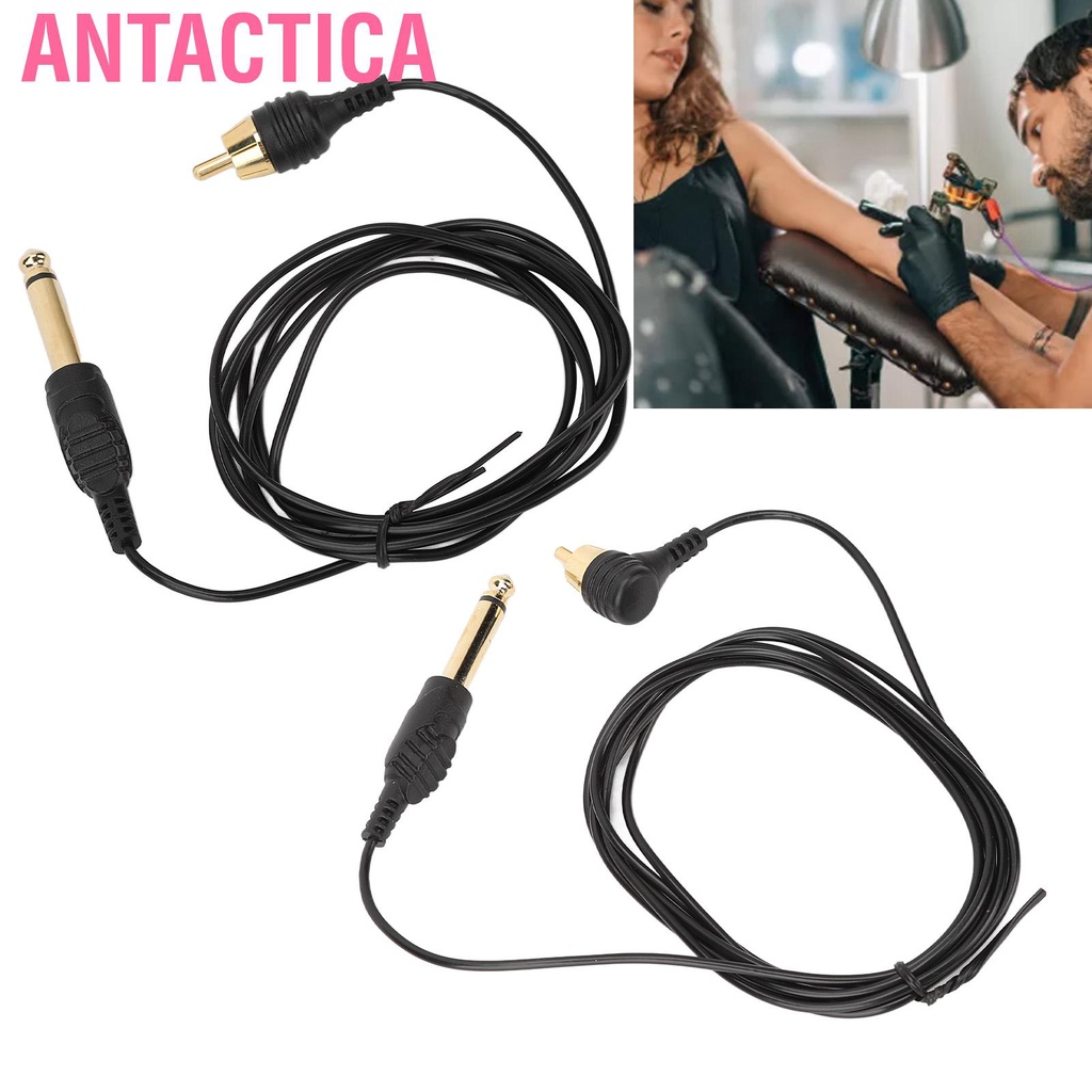 Antactica 6.6ft RCA Tattoo Clip Cord TPE Cable Machine Power Pen Supply