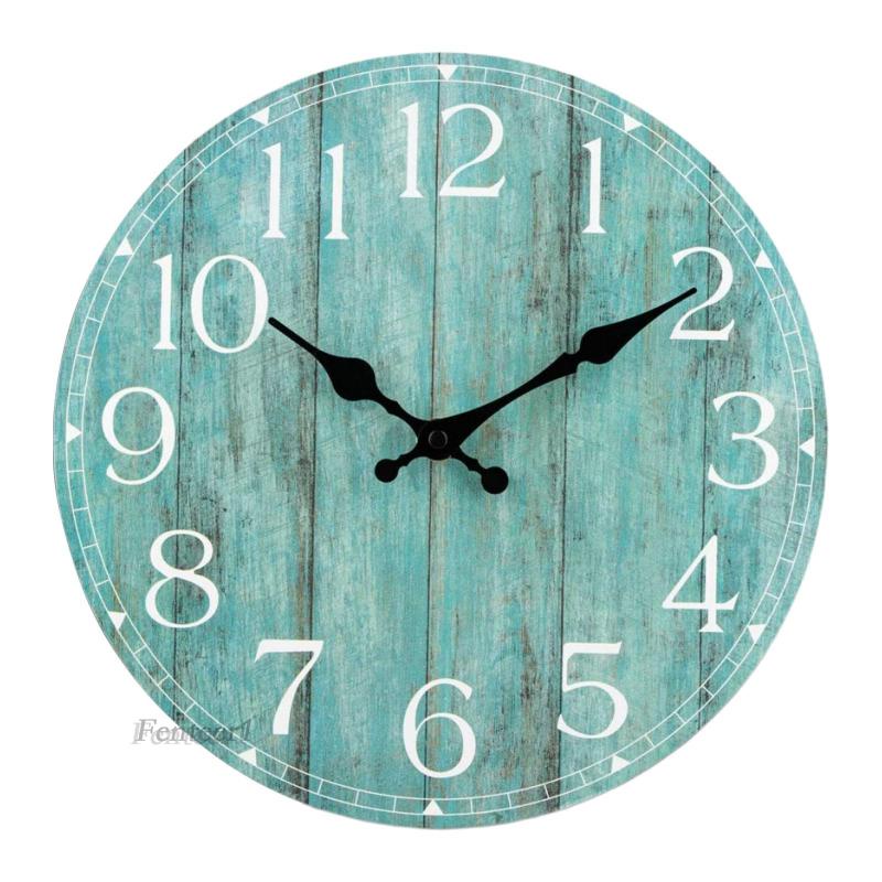 [Fenteer1] Đồng Hồ Treo Tường Nghệ Thuật 10 &quot;Không Ồn Không Dính Cho Phòng Ngủ / Nhà Cửa
