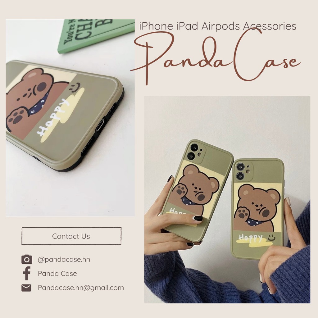 𝐂𝐨́ 𝐬𝐚̆̃𝐧 𝐜𝐡𝐨 𝐢𝐏𝐡𝐨𝐧𝐞 𝟏𝟐 Ốp gấu xanh dẻo cho iphone