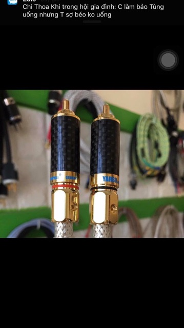 Dây AV(audio) hàng cao cấp nhận DIY theo yêu cầu: trọn bộ dây Jack hãng YARBO Đức