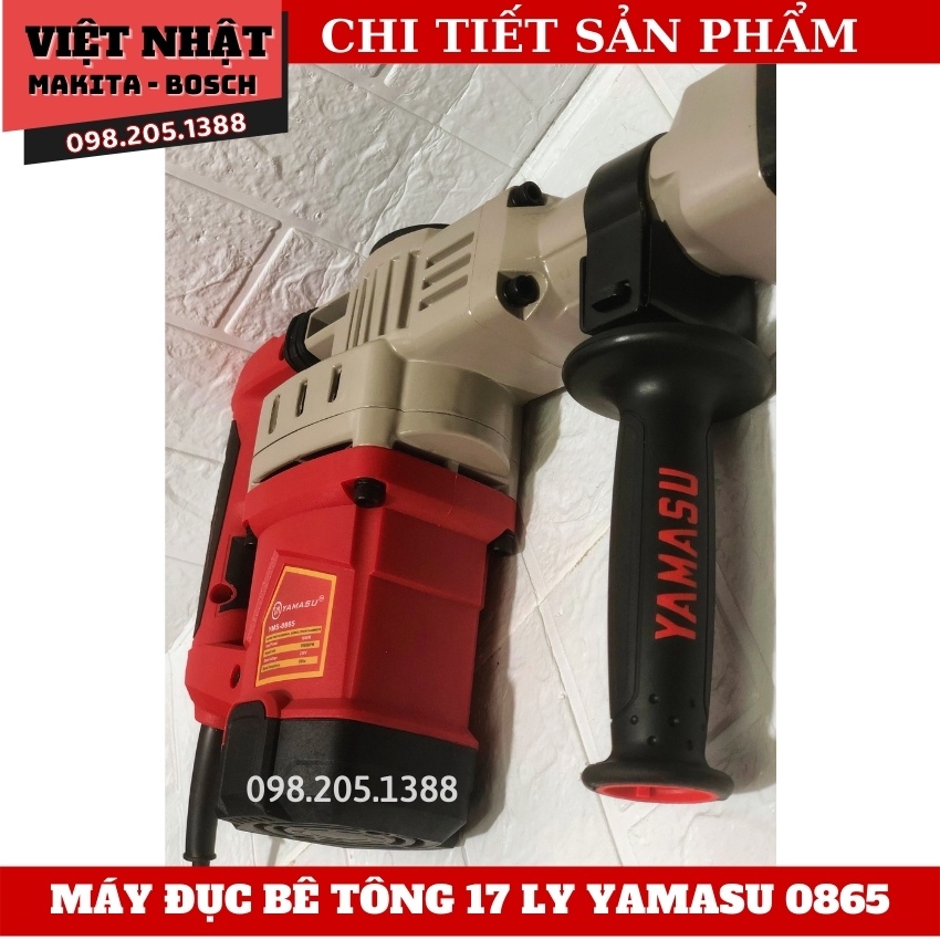 Máy đục bê tông YAMASU-0865 nòng 35 hàng công ty sản xuất theo tiêu chuẩn Nhật Bản.