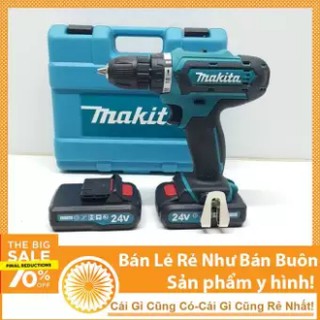 Khoan Pin 24V 3 Chức Năng Có Búa Full Phụ Kiện