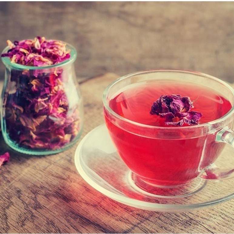 Cánh hoa hồng đỏ khô Làm trà/ Xông hơi/ Ngâm bồn tắm