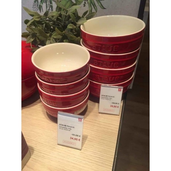 bát staub ( sét 4c ) màu đỏ
