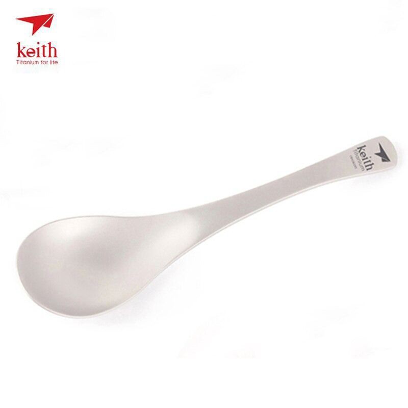 Keith Ti5204 - Muỗng Cơm Titanium - Dày 3mm
