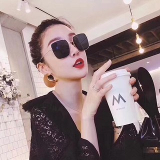 MẮT KÍNH THỜI TRANG VUÔNG ĐEN CHẤT LỪ