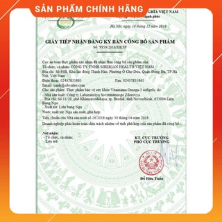 Viên uống  DHA Omega-3 VitaMama Siberian Health Nga tăng cường trí não và sáng mắt cho trẻ