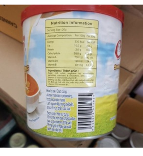 1kg Sữa đặc pha chế Moi - Nhập khẩu Malaysia