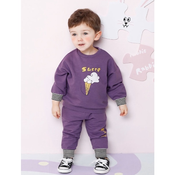 Bộ nỉ da cá Milkmile xuất Hàn