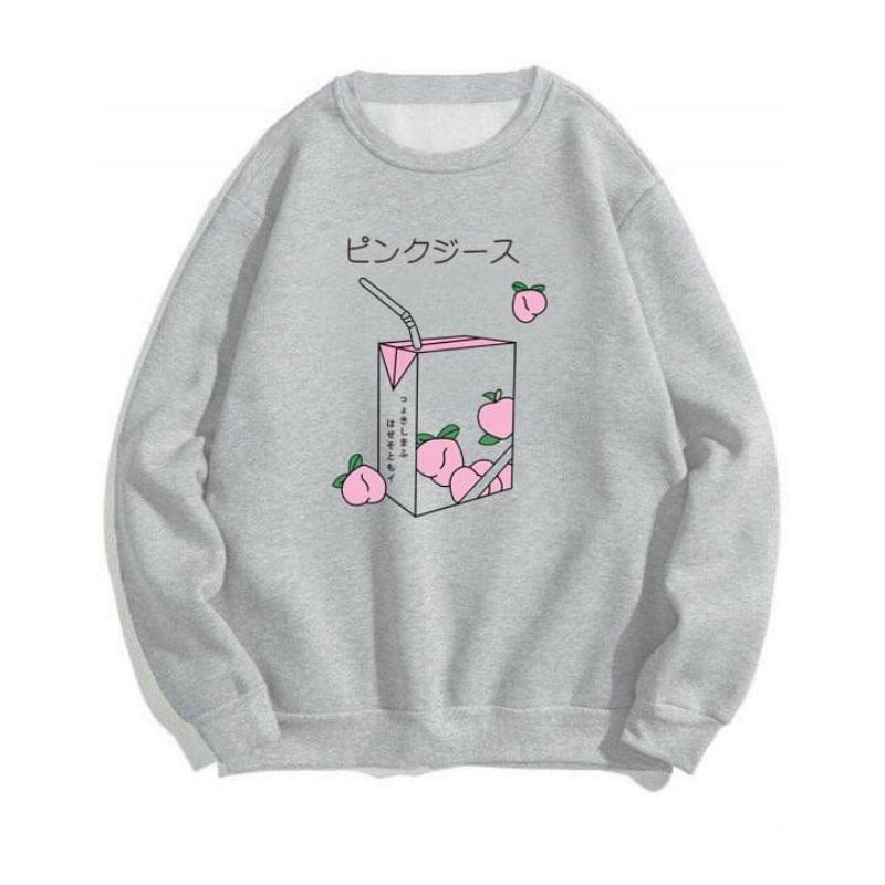 [ Mã FAXANH245 giảm 10K đơn 50K] ÁO NỈ NGOẠI SWEATER TRÁI ĐÀO