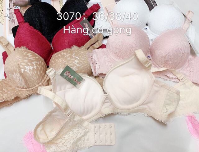 Áo lót gom đẩy ngực dây bản to gen mỡ lưng