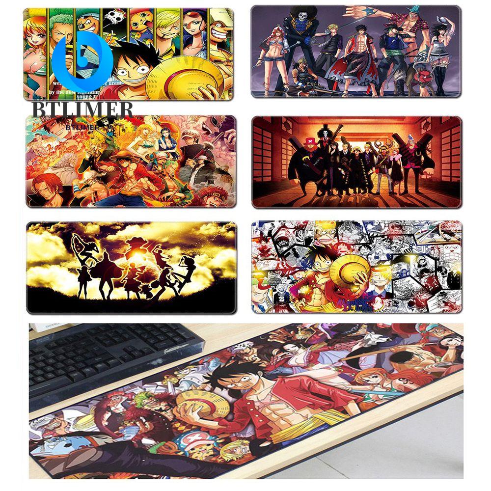 Miếng Lót Chuột Chơi Game Họa Tiết Naruto One Piece Kích Thước 80 x 30cm