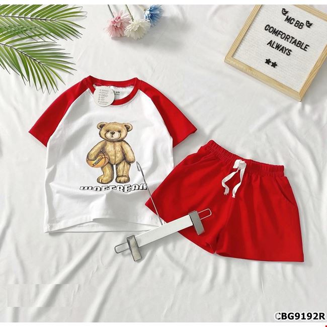 Bộ cộc tay raglan bé trai bé gái. rập giấy.không phải quần áo