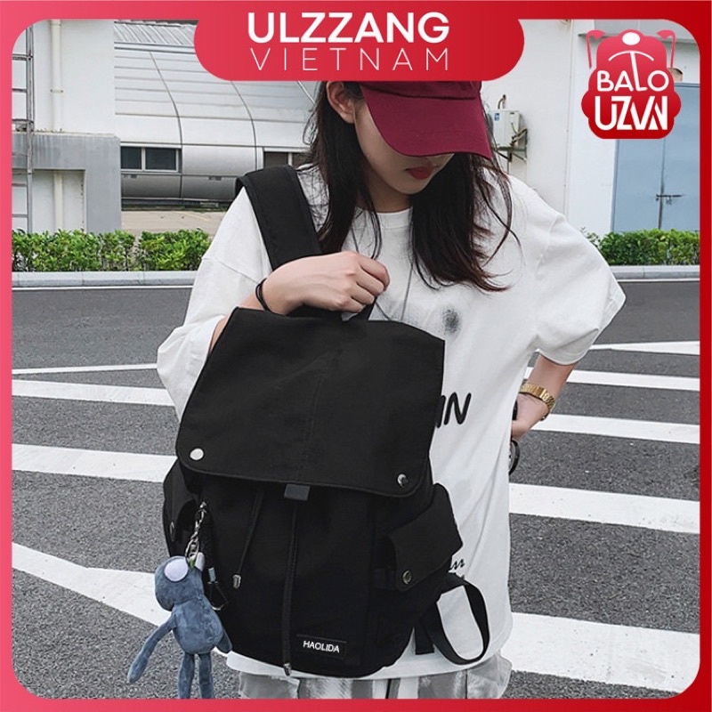 Balo đi học nam nữ Ulzzang basic thời trang, cặp sách laptop phong cách Unisex Hàn Quốc cho học sinh, sinh viên.