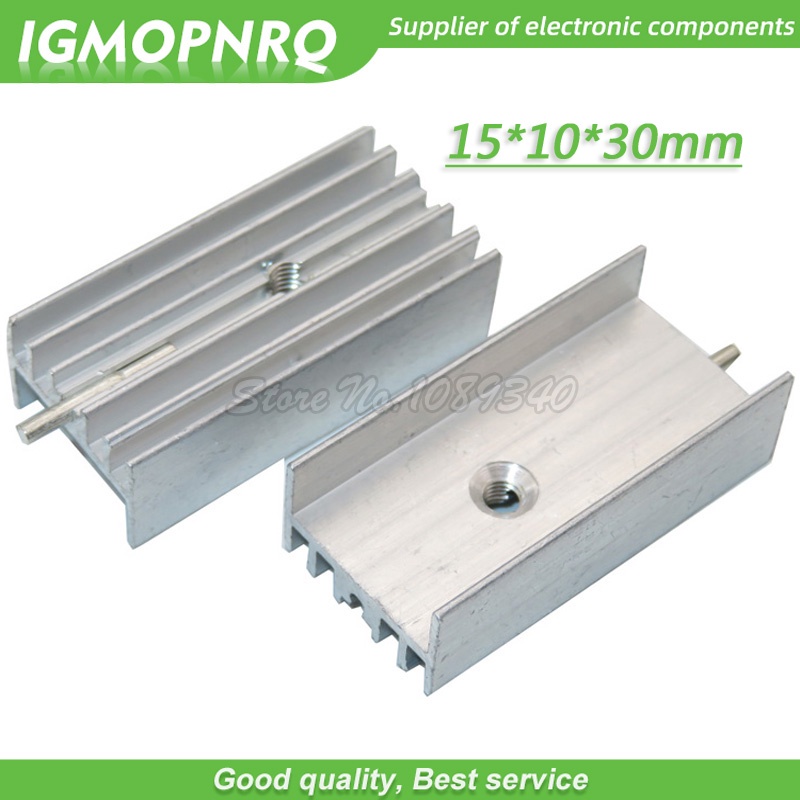 Set 10 Bộ Tản Nhiệt 15 * 10 * 16 / 20 / 22 / 25 / 30 / 40 / 50mm TO-220 Cho Máy Bán Dẫn IGMOPNRQ