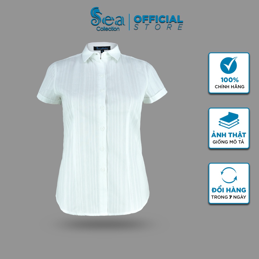 Áo Sơ Mi Nữ Căn Bản Tay Ngắn Sea Collection 11718