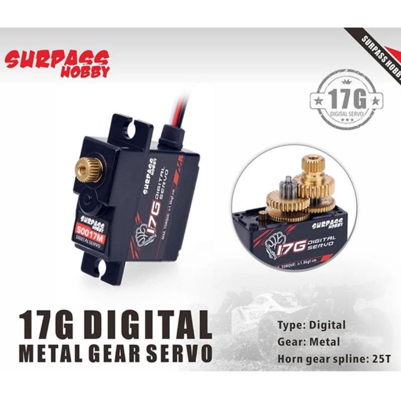 Động Cơ Servo 17G 1.8kg S0017M Tỉ Lệ 1/18 Cho Các Loại Đồ Chơi Điều Khiển Từ Xa