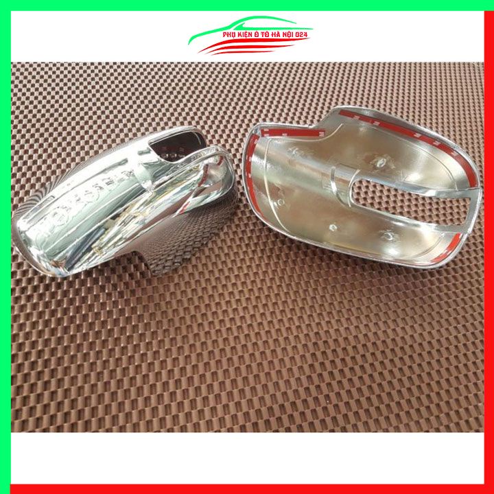 Ốp gương chiếu hậu Altis 2007-2013 hở đèn xi nhan mạ crom bảo vệ chống trầy trang trí làm đẹp xe