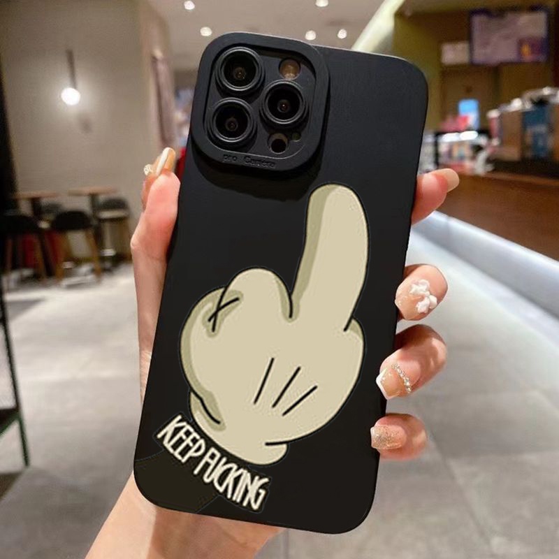 Ốp Điện Thoại Mềm Chống Sốc Họa Tiết Dễ Thương Cho IPhone 13 12 mini 8 7 6 6S Plus
