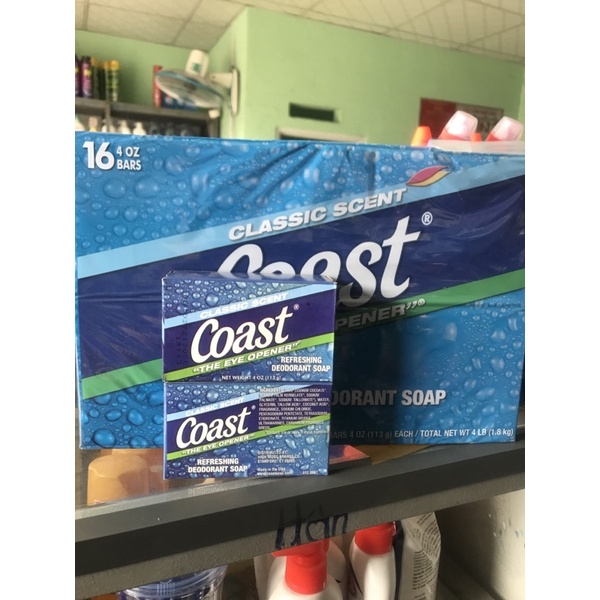 Xà bông thơm Coast 113g hàng nhập chính hãng