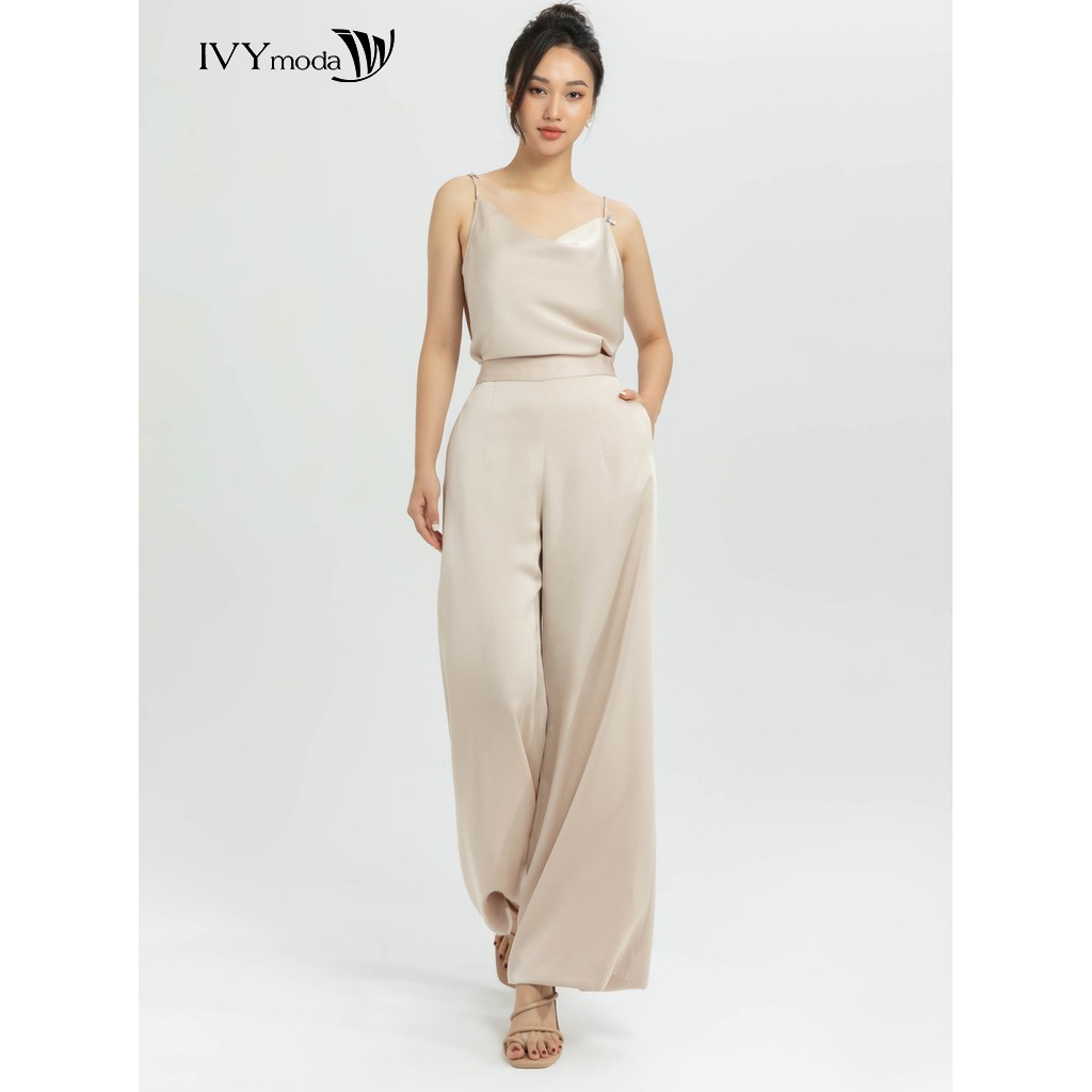 [Mã WABRSB55 giảm 12% đơn 250K] Áo 2 dây cổ đổ nữ IVY moda MS 15M6346