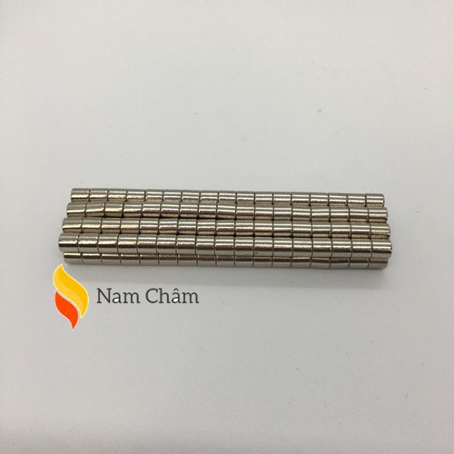 HỘP 100 VIÊN NAM CHÂM VIÊN 5 x 5mm MẠ NIKEL GIÁ RẺ