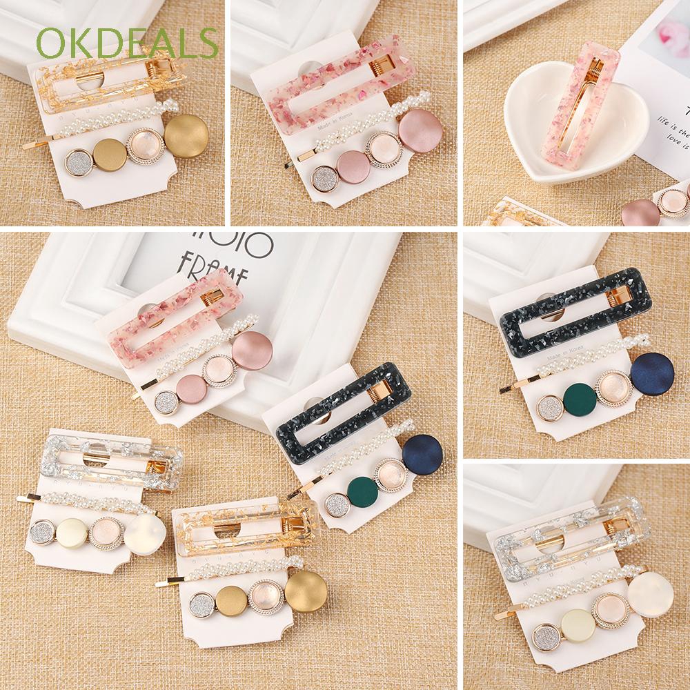 Bộ 3 kẹp tóc kiểu dáng xinh xắn thời trang cho nữ