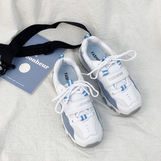 Giày sneaker đế thô mũi tròn (có ảnh thật)