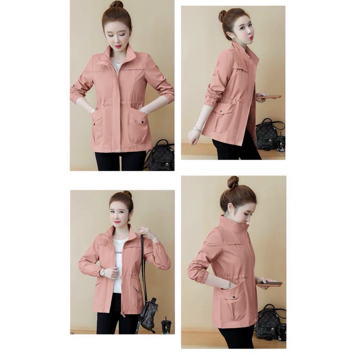 (HCM) ÁO KHOÁC KAKI 2 LỚP THỜI TRANG NỮ SIÊU XINH - CHẤT KAKI XỊN XÒ THOÁNG MÁT - THỜI TRANG THIẾT KẾ KME FASHION