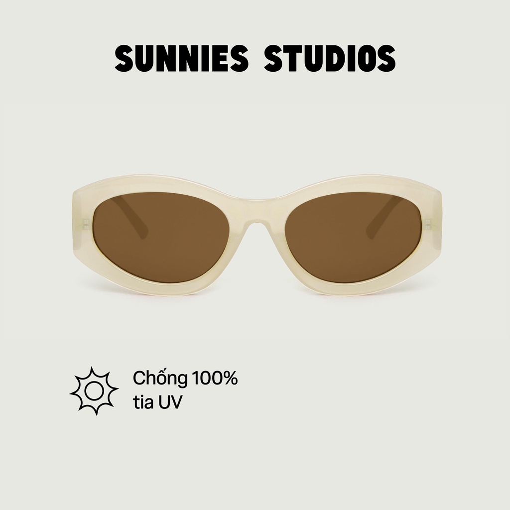 Kính Mát Sunnies Studios Gọng Mắt Mèo Alba Bone