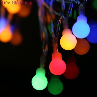Dây đèn LED chớp tắt đủ màu kiểu bi chớp nháy siêu lung linh