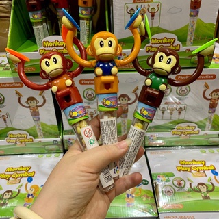 Lốc 12 chiếc kẹo đồ chơi trẻ em hình chú khỉ gõ chiêng vui nhộn hãng - ảnh sản phẩm 7