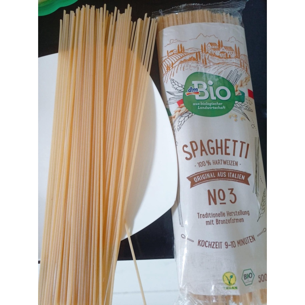 Mì Ý Hữu Cơ Spaghetti DM Bio 500g