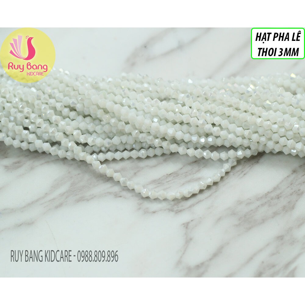 Hạt pha lê thoi 3mm